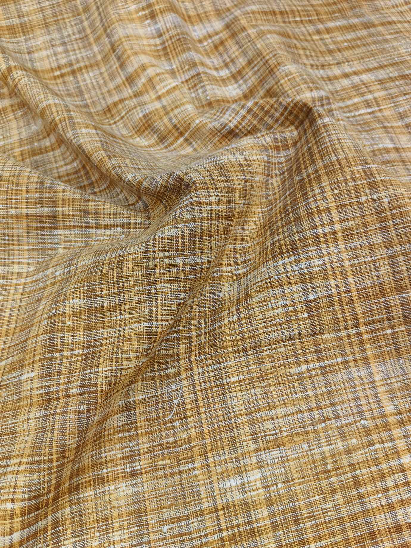 Golden Jharna khaddar Fabric