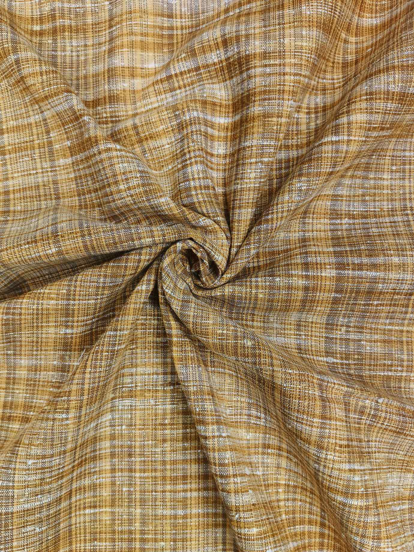 Golden Jharna khaddar Fabric