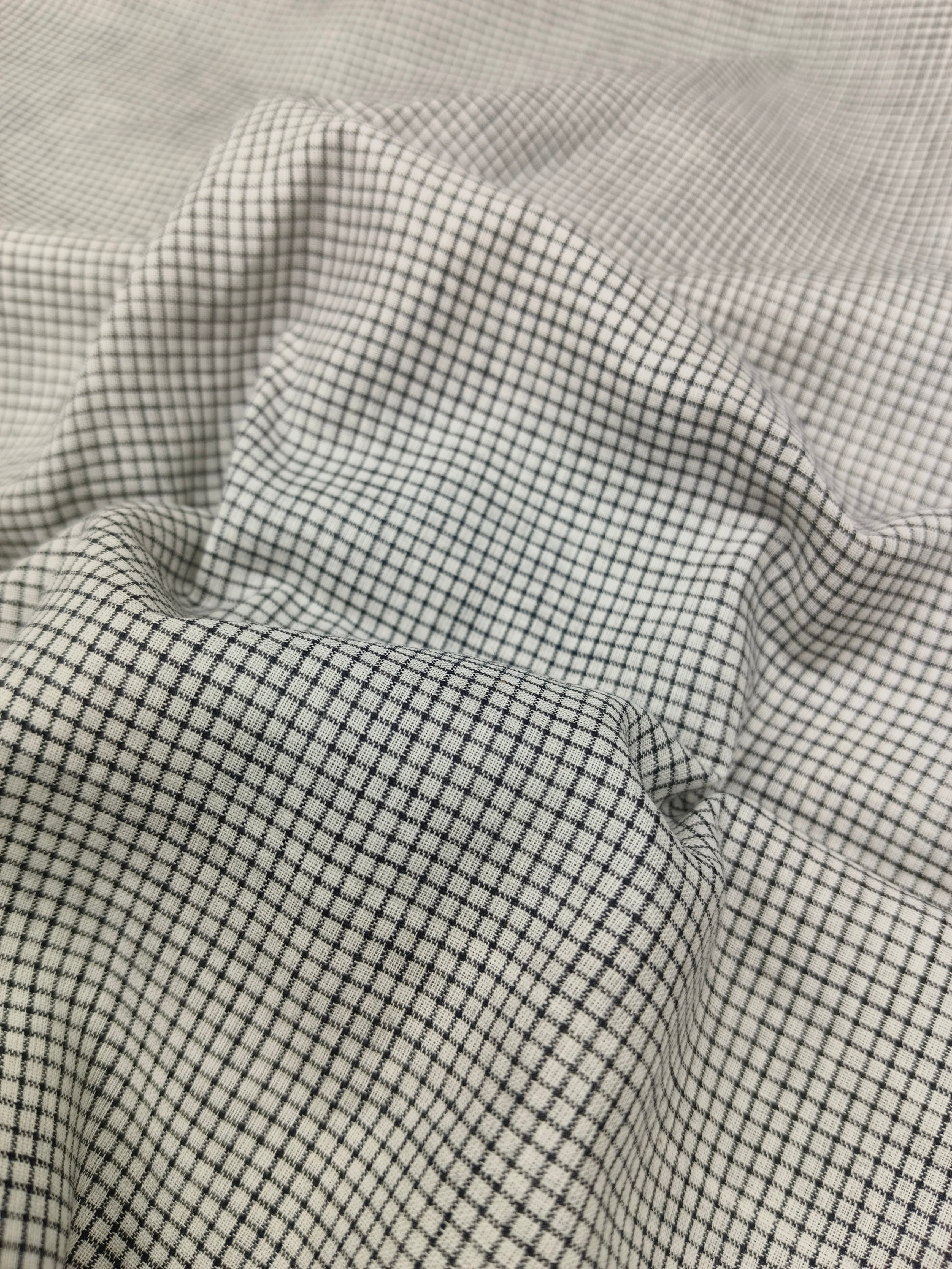 Handwoven Cotton Check Fabric CHK15