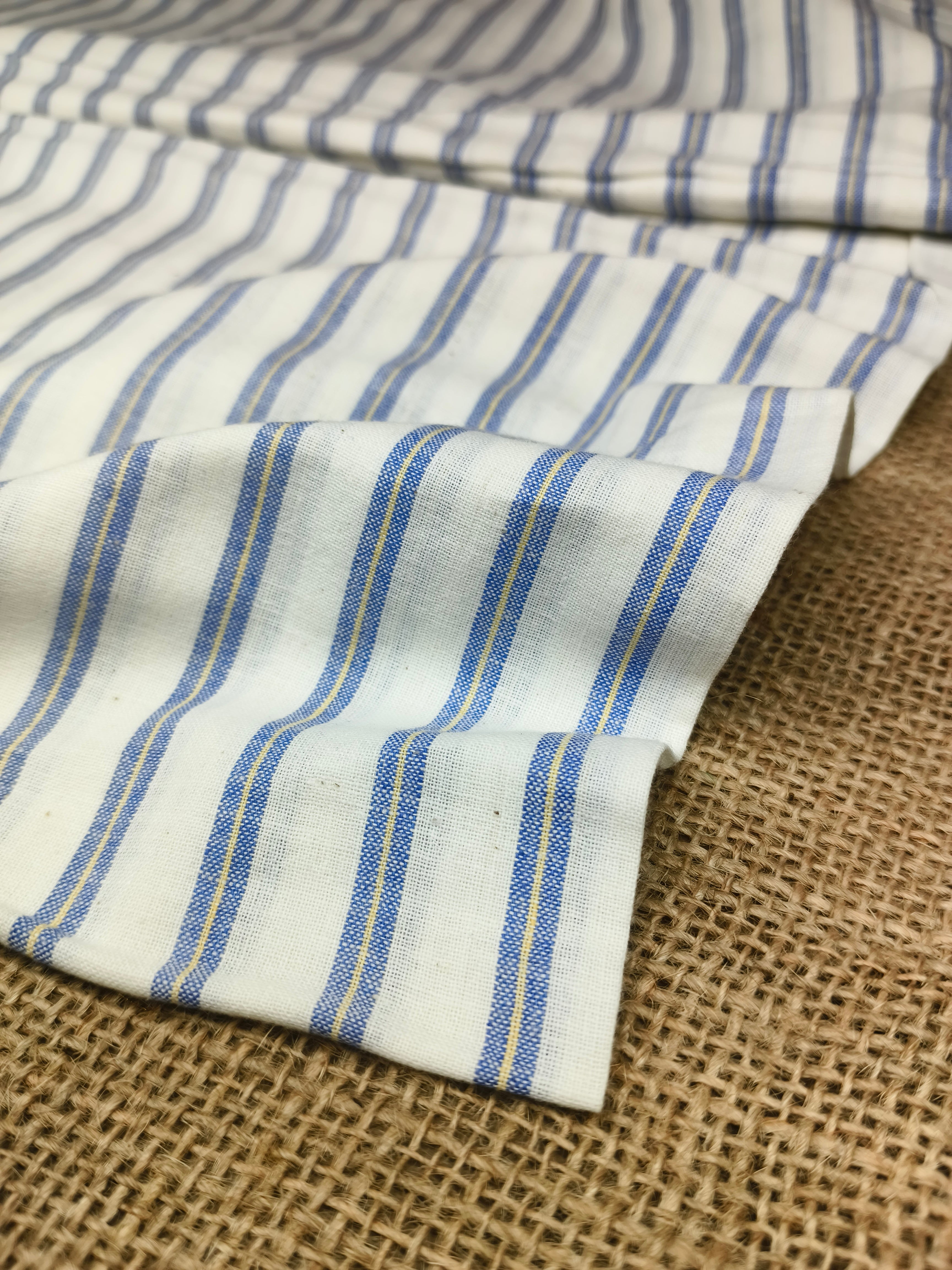 Handwoven Cotton Strip Fabric STP9