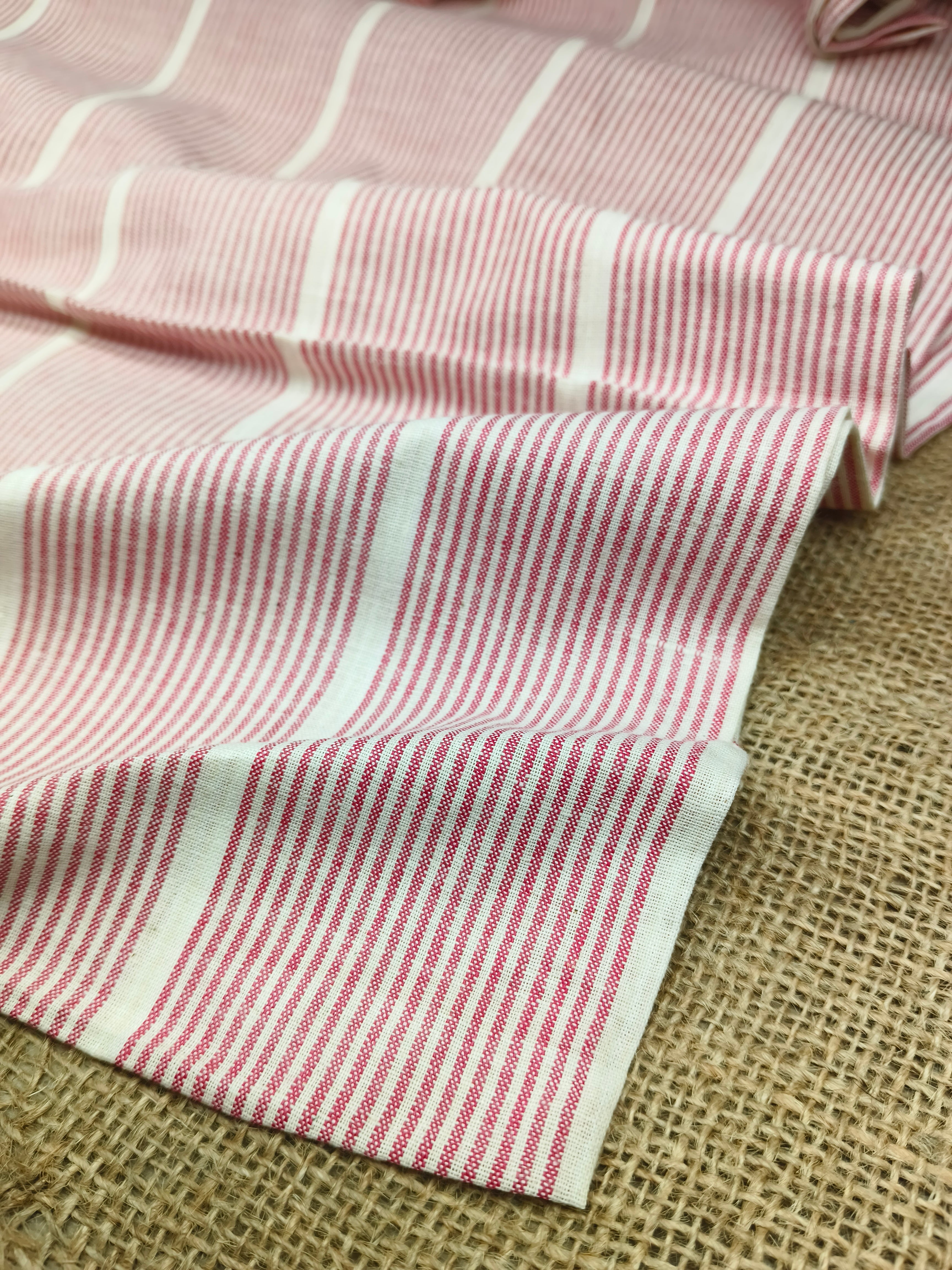 Handwoven Cotton Strip Fabric STP5