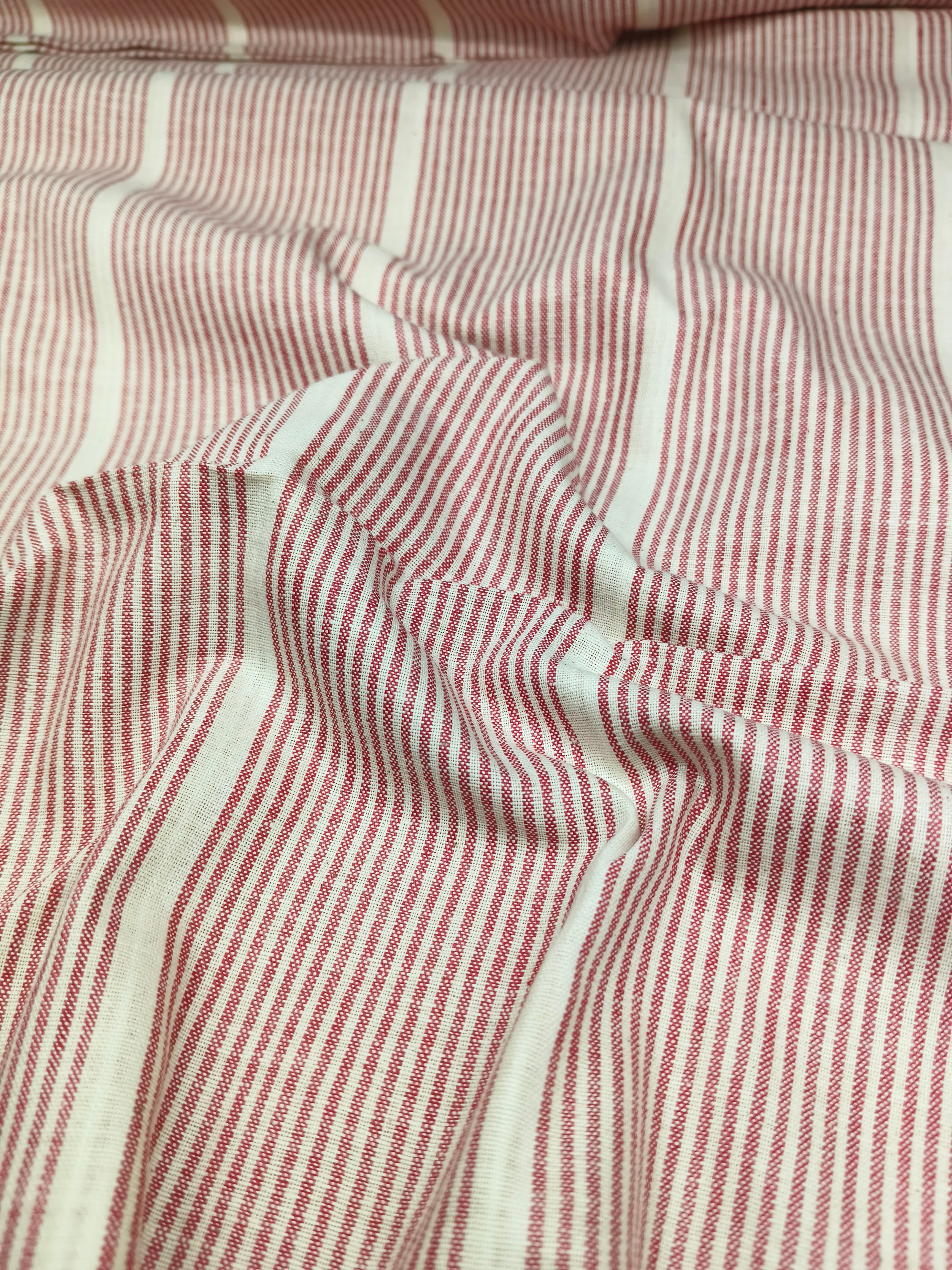 Handwoven Cotton Strip Fabric STP5