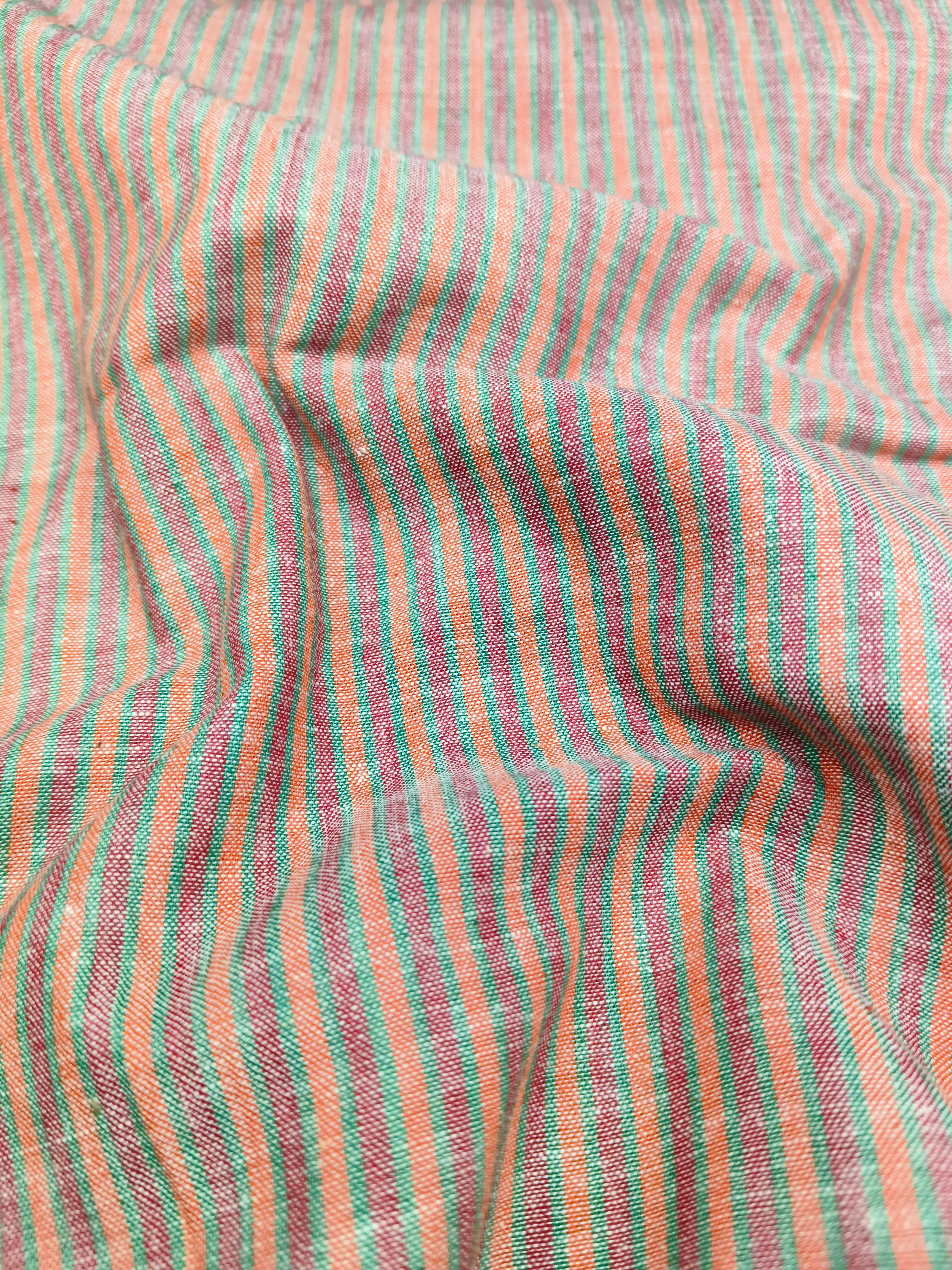 Handwoven Cotton Strip Fabric STP10