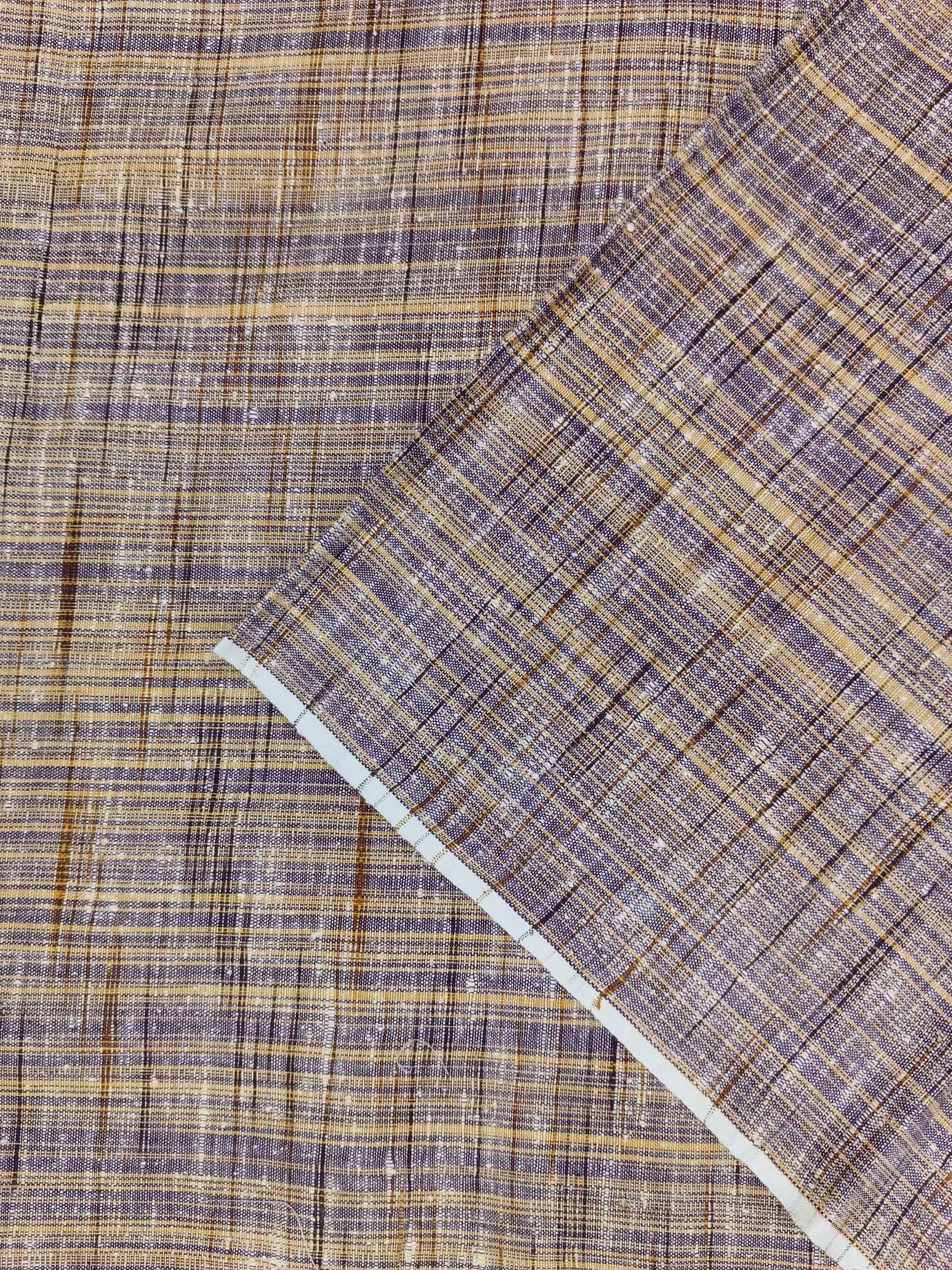 Purple Jharna Khaddar Fabric